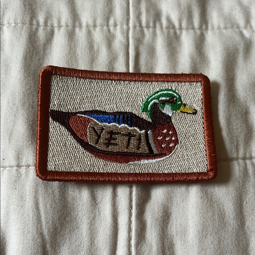 Yeti Multicolor Duck Embroidered Patch